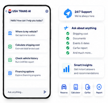 USA TRANS AI assistant chat